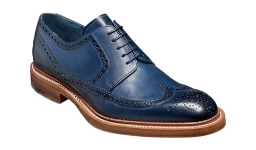 Image of BARKER Bailey Men's Handmade Leather Brogue Oxford Dress Shoes - Timeless Elegance & Superior Craftsmanship - Formal & Business Wear