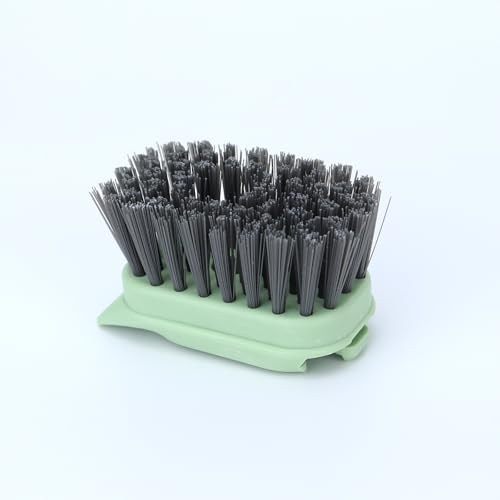 Image of DAPOWER Dish Brush Refill Head, Replaceable Nylon Bristles Brush Heads - 2 Pack (Light Green)
