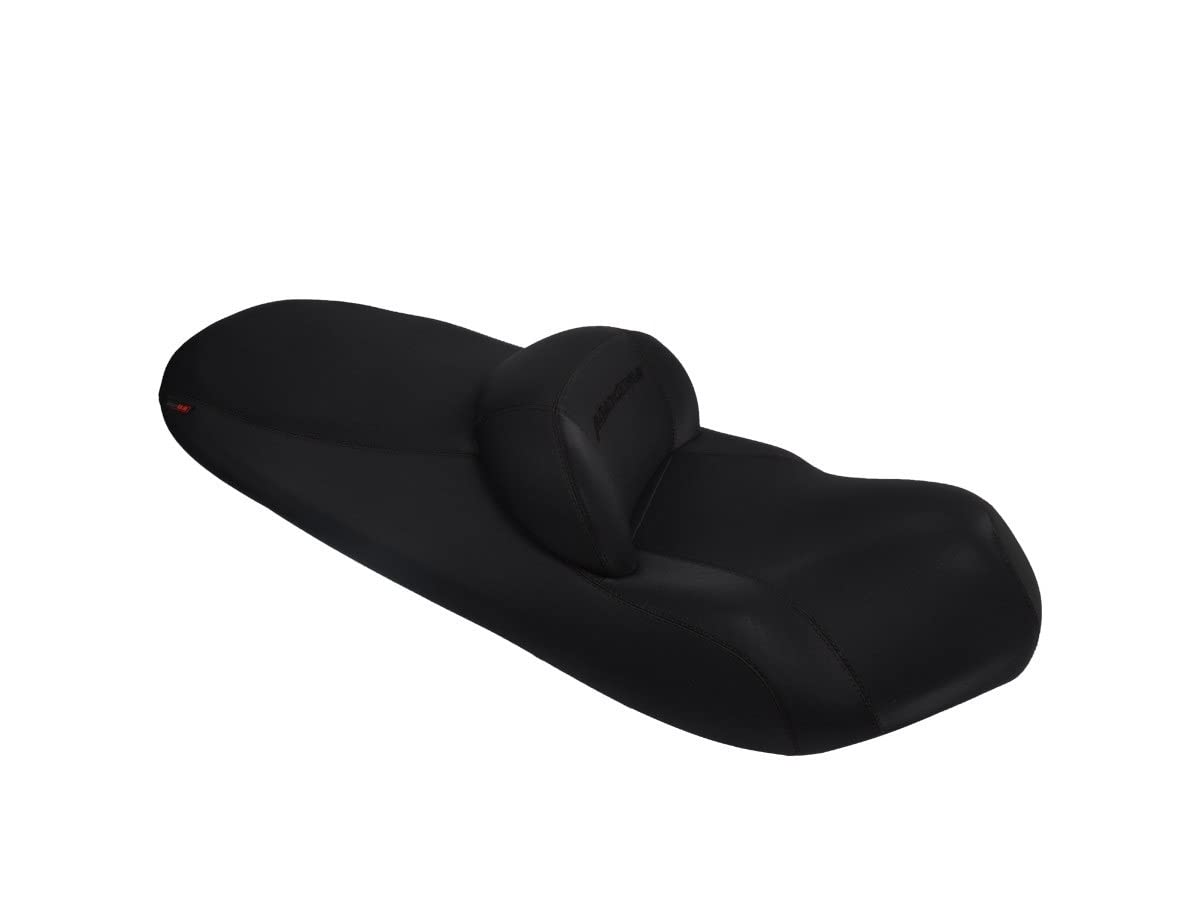 Housse de selle SYM Maxsym 600 finition premium avec coutures et logo noirs