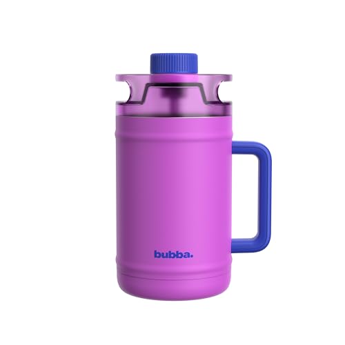 bubba 52 oz Insulated Stainless Steel Water Keg - Large Reusable Water Bottle Drinking Jug - Insulated Keg for Everyday Hydration, Lead-Free and BPA-Free, Moodbooster