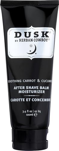 Herban Cowboy Dusk Soothing After Shave Balm Moisturizer, 3.4 Fluid Ounce
