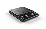 Hoffen Digital Kitchen/Coffee Weighing Scale, Weight machine with Timer for use of accurate taste of coffee every time for Lovers, 1 Year Warranty & Battery Included