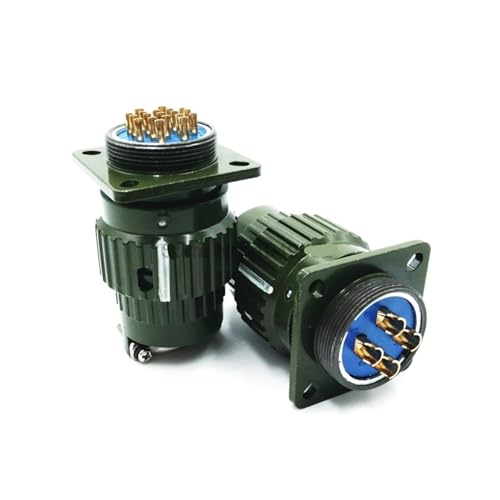 Conector de aviación Y2M de 19 pines macho hembra circular para cables industriales 4