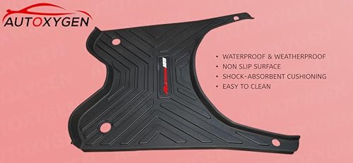 Image of AUTOXYGEN Anti Skid Scooter /Scooty 7D Foot Mat TPE Floor Mat Accessories for Activa 125 BS-6 (Black)