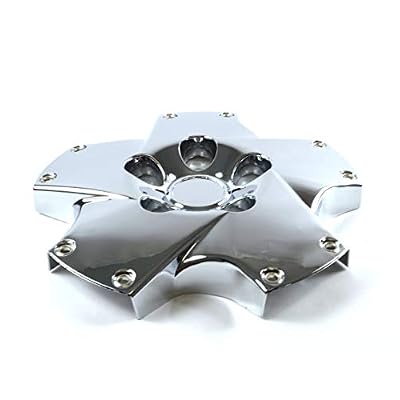 Set of 4 New 18 inch 5 Spoke Chrome Twist Style Wheel Hub Center Caps Covers Replacement for 2002-2007 Lexus SC430