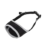 ORFOFE 犬口輪 メッシュ素材 軽量 防咬防止 中型犬用 快適通気 犬用マスク 閉じ込めず 長装着可能