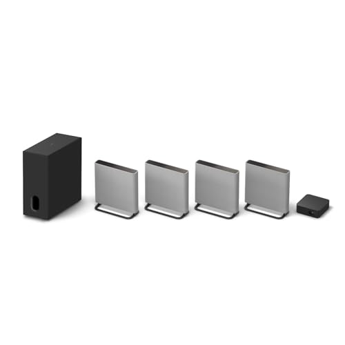 Image of Sony BRAVIA Theater Quad Home Theater Surround Sound System (HT-A9M2) with Sub 8 Wireless Subwoofer (SA-SW8) Bundle
