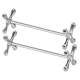 WEKADRIN 2 Stück Teiliges Metall Besteckablage Stilvoller Essstäbchenhalter und Löffelablage Kompakter Tischbesteckständer für Essstäbchen Messer und Löffel Geeignet für Restaurants und