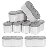 Anneome 8 Stück 8 Stück Selbstklebende Wc Sitzpuffer aus Weichem Kunststoff Geräuschdämpfende...