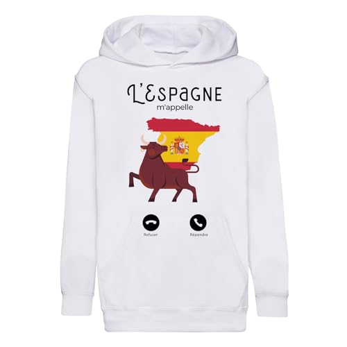 Sweat à capuche enfant premium sur le thème de l'Espagne et de la corrida