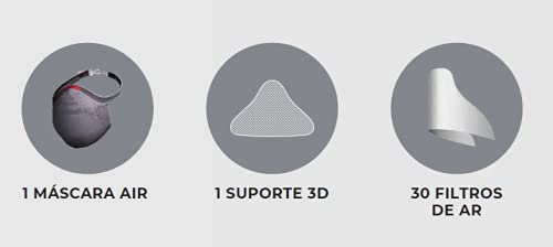 Máscara Fiber Knit Sport Pride (G, CINZA)