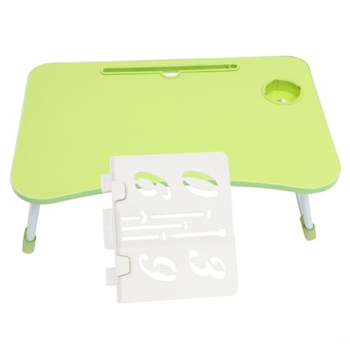 Veemoon Foldable Bed Table Laptop Holder Plastic Desk Bedside Study Table Multifunctional Lap Desk