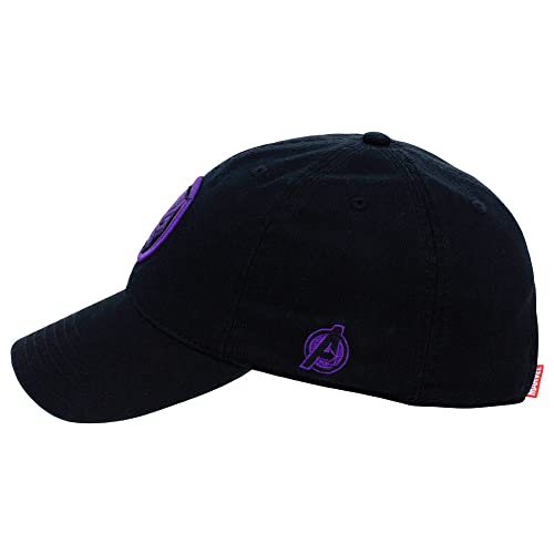 Marvel Black Panther Strapback Adjustable Dad Hat Black/Purple #TOP5