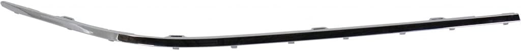 For BMW 750i / 750Li Bumper Trim 2006 2007 2008 Outer Driver Side | Front | Chrome Strip | Molding | Primed | BM1046125 | 51117135557