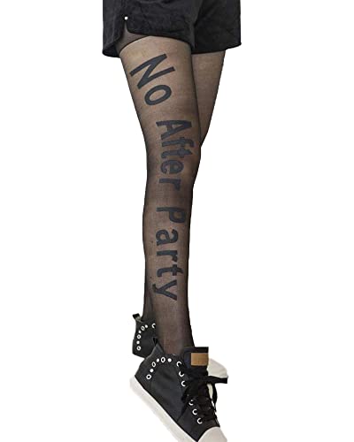 Image of Ulalaza Sparkle Hollow Out Letter Nude Colorful Rhinestone Hot Drilling Fishnet Pantyhose Tights for women Luminous