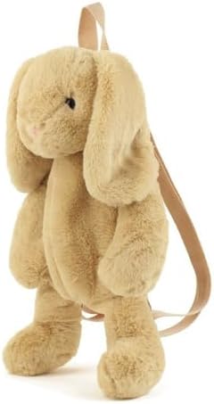 Cute Fuzz Plush Animal Backpack Rabbit Backpack Kawaii Bunny Back...