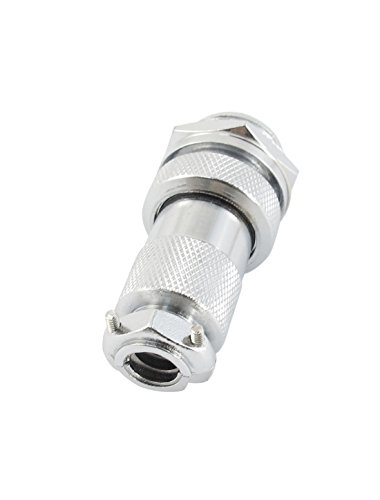 Conector aviación GX20-3 metálico 3 pines miniatura 2