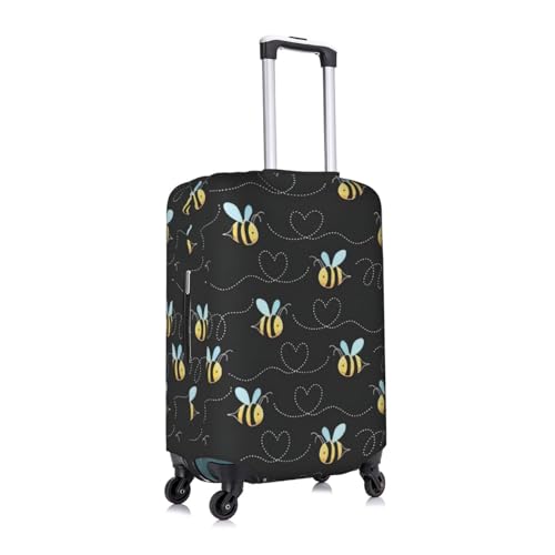 Bumble Bees print Trolley Suitcase Protective Cover Luggage Protective Cover Unique Double Sided Pattern2