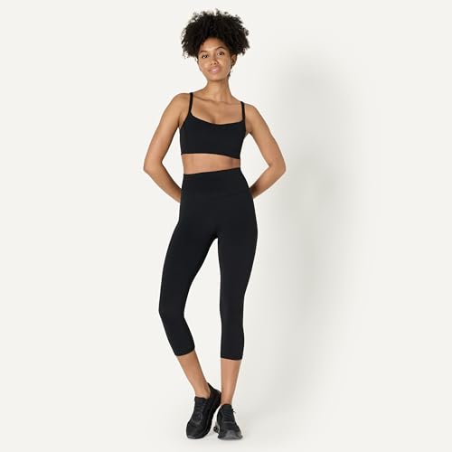 Image of Amazon Essentials Women's Active FormFlex Buttery Soft Light Support Sweetheart Neck Yoga Sports Bra with Removable Cups, Breathable, Moisture Wicking