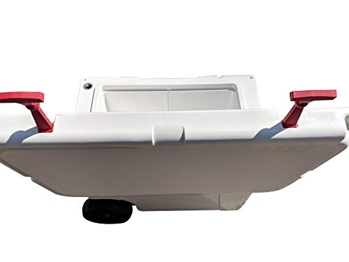 BEAST COOLER ACCESSORIES - Crimson Replacement Lid Latches (2-Pack) Compatible with Yeti & RTIC Hard Coolers - Larger, More Durable, Ergonomically Improved Design in Crimson