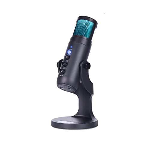 Microphone de streaming USB rétroéclairé avec surveillance audio fluide pour le direct - 2