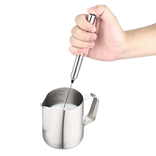 Leche Eléctrica de Mano FRESTURA BATKISH: 2Pcs Acero Inoxidable Mezclador Eléctrico Accionado Batería Batidor de Huevo… - Imagen 6