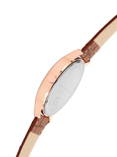 Image of French Connection Textured Grey Round Dial with Brown Leather Strap Watch - for Mens FCN0123BRL