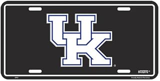 Hangtime University of Kentucky - Kentucky Wildcats - Logo on Black 6x12 inch License Plate