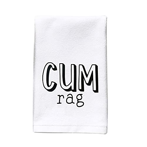 Generic Vag Rag Naughty Funny Bathroom Towel for Boyfriend Huaband Adult Humor Gift (Cum Rag)