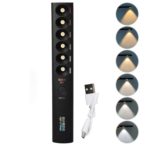 Rechargeable Color Temperature Photography Light Wand