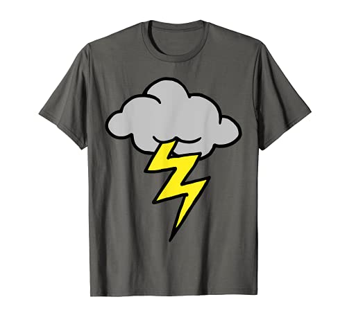 LIGHTNING T-shirt Thunder Lightning Bolt Storm Cloud Strikes