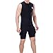 Luzhengyang 3mm Neoprene Wetsuit Vest Men Women - Sleeveless Jacket Top for Scuba Diving and Swimming -Sun ion, Rash Guard, Multiple XXL