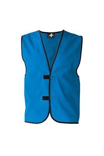 Korntex Kennzeichnungsweste einfarbige blaue Weste ohne Reflexstreifen