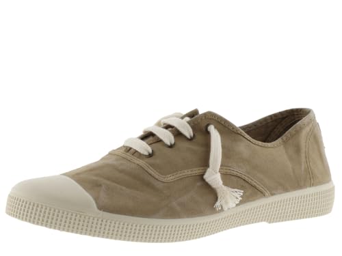Zapatillas de lona Victoria con doble cordón para un ajuste firme y cómodo al caminar