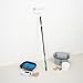 Restaurantware Extension Pole 3.5-6.5 ft Telescopic Handle 1 Aluminum Paint Roller Extension Pole Lightweight Flip-Lock Design Threaded Secure Grip Multi-Purpose Paint Brush Extender for Walls