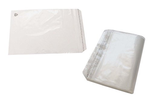 PGV Adhäsionsverschlussbeutel LDPE Flachbeutel Folienbeutel (400 x 600 + 40 x 0,05 mm - 200 Stück)