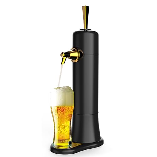 Grifo dispensador de cerveza, máquina de barril portátil con vibración de alta frecuencia para cerveza fresca de latas o botellas en cualquier momento