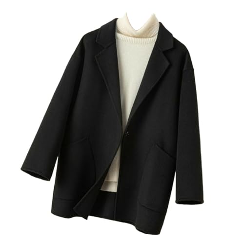 Veste en cachemire femme en tweed double face haut de gamme