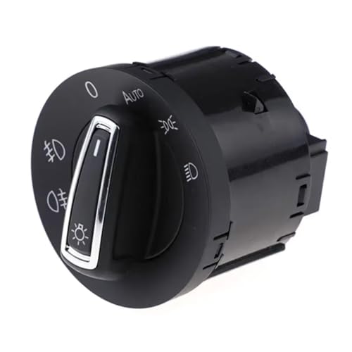 Interruptor de faro cromado 5GG 941 431D con control antiniebla suave