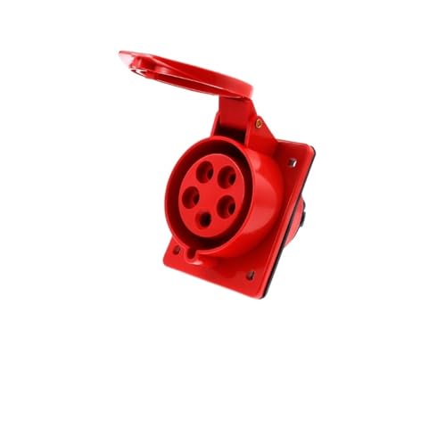 1pc �΂ߎ��t���h���v���O����у\�P�b�g�R�l�N�^ - 16A/32A �I�X����у��X�����i(5 Core 16a Inclined Seat)