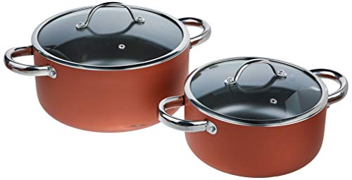 Conjunto de Panelas, Curry, Pacote de 5, Cobre, Brinox