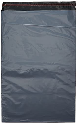 Sac postal d'expédition Triplast en plastique gris haute densité 14 x 53 cm | Lot de 200