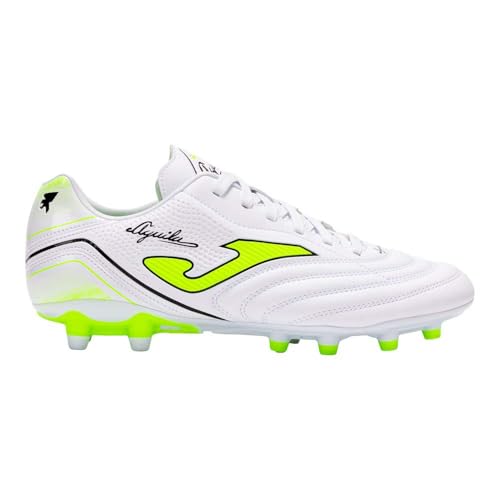 Joma Aguila - Zapatos de fútbol para hombre, botas de fútbol, zapatillas de deporte, Blanco, 40 EU Joma Aguila - Zapatos de fútbol para hombre, botas de fútbol, zapatillas de deporte, Blanco, 40 EU