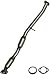Stainless Steel Resonator Exhaust Pipe Fits Subaru 2002-2005 Forester Impreza