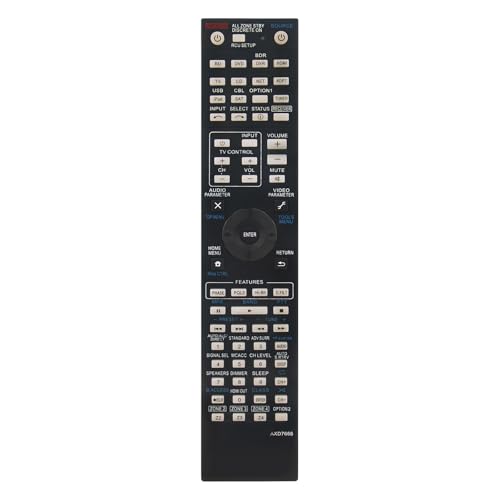 New AXD7666 Replace Remote Control Compatible with Pioneer AV Receiver SC-61 SC-63 SC-1222 SC-1222-K SC-1227 SC-1227-K