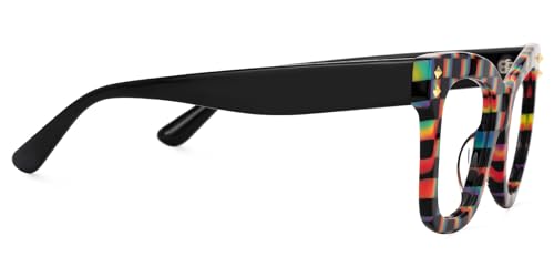 Image of VOOGLAM Square Blue Light Glasses for Women Anti Eyestrain Dry Eyes Computer Phone TV Eyewear Faustyna