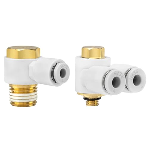 Coude universel KQ2Z pour tuyau de gaz afin d'éviter les fuites de raccord