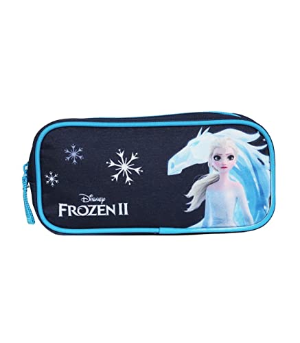 Bagtrotter Trousse Scolaire La Reine des Neiges/Frozen Bleu Marine Cover