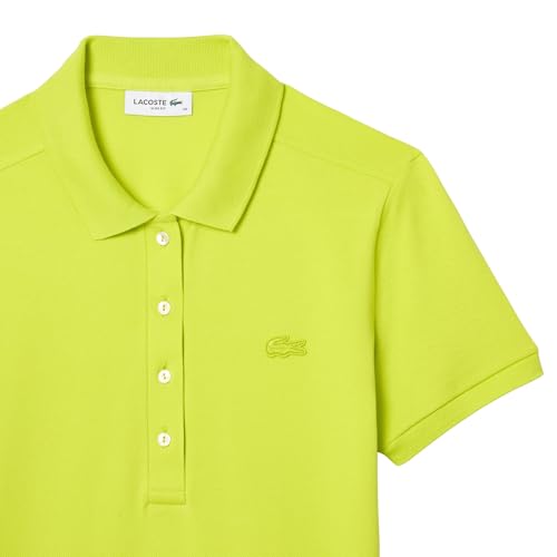 Image of Lacoste Women's Slim Fit Stretch Petit Pique Polo Dress