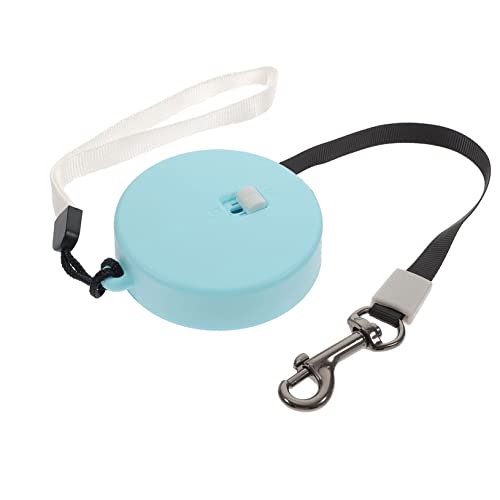 Laisse pour petits chiens rétractable avec LED et attache pour chiot